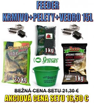 Feeder/krmivo+pelety+vedro 15l