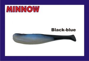 Lastia 4/black-blue minnow